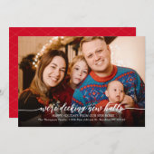 Decke neue Hallen Script Foto Weihnachtsgestaltung Ankündigung (Vorne/Hinten)