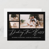 Decke neue Hallen Weihnachten New Address Foto Postkarte (Vorne/Hinten)