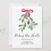 Decke neue Hallen Weihnachts-Moving Ankündigung (Vorderseite)