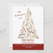 Decke neue Hallen Weihnachtsbaumwanderung Ankündigung (Vorderseite)