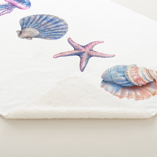 Decke "Ocean Dreams" Sherpadecke (3/4)