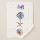 Decke "Ocean Dreams" Sherpadecke (Vorderseite)