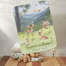 Decke Waldtiere Baby Jungen Geburtsdatum