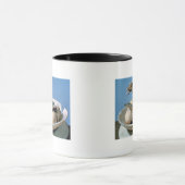 Deckel eines Alabasterglases verziert mit einem Tasse (Zentrum)