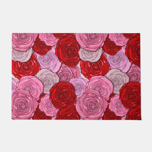 Decken der Rose Fußmatte (Vorderseite)