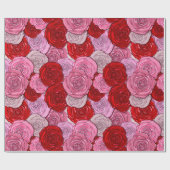 Decken der Rose Geschenkpapier (Flach)
