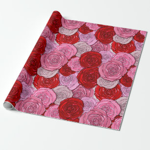 Decken der Rose Geschenkpapier