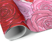 Decken der Rose Geschenkpapier (Rolleneckpunkt)