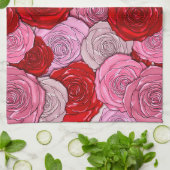 Decken der Rose Geschirrtuch (Gefaltet)