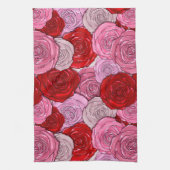 Decken der Rose Geschirrtuch (Vertikal)