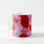 Decken der Rose Kaffeetasse (Vorderseite Links)