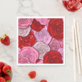 Decken der Rose Serviette (Beispiel)