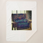 "Decken für Zuhause und Geschenk" Sherpadecke (Vorderseite)