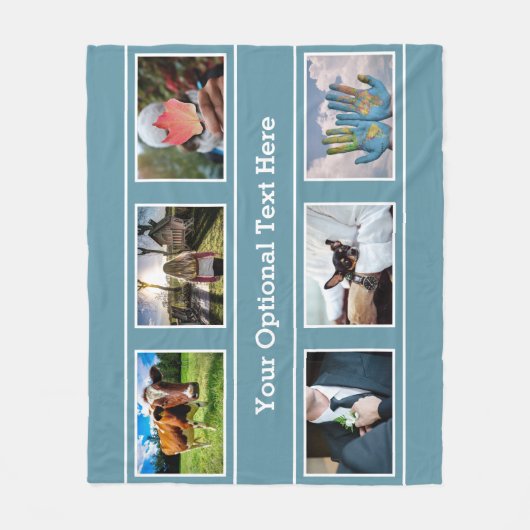 Decken IHRER 6 FOTO- u. TEXT-Fleece (Vorderseite)