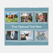 Decken IHRER 6 FOTO- u. TEXT-Fleece (Vorderseite (Horizontal))