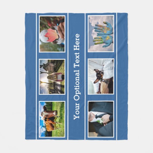 Decken IHRER 6 FOTO- u. TEXT-Fleece (Vorderseite)