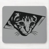 Decken-Katze Mousepad (Vorne)