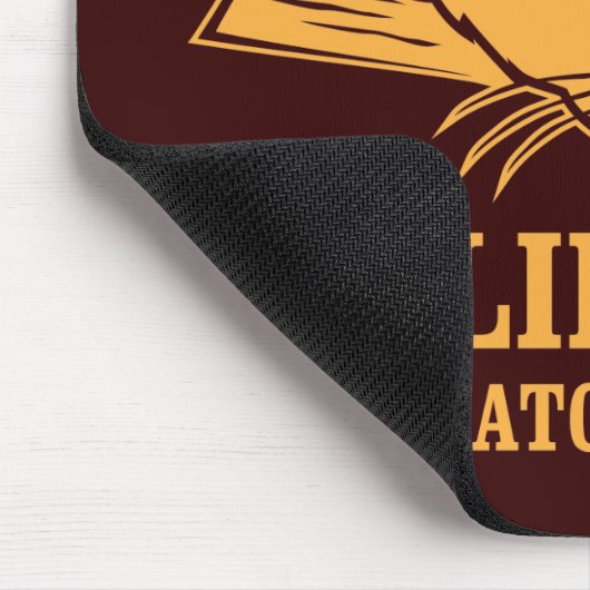 Decken-Katze passt Sie auf Mousepad (Ecke)