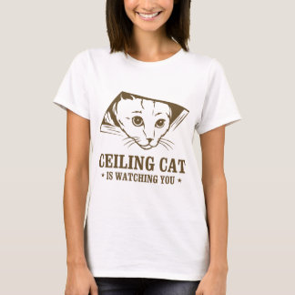 Decken-Katze passt Sie auf T-Shirt