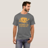 Decken-Katze passt Sie auf T-Shirt (Vorne ganz)