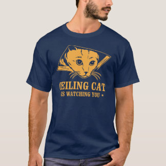 Decken-Katze passt Sie auf T-Shirt