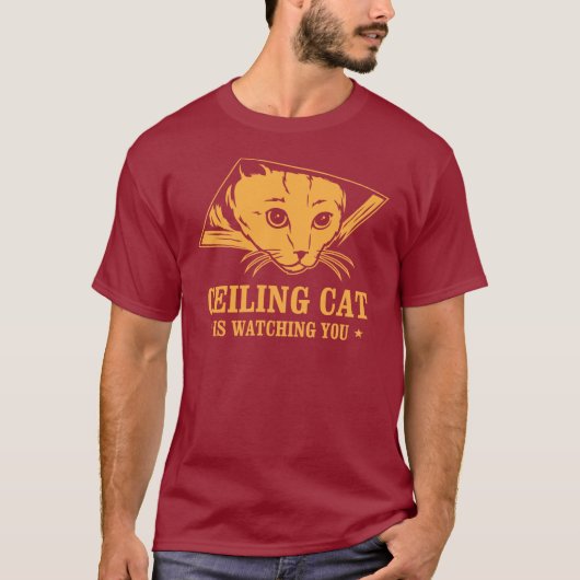 Decken-Katze passt Sie auf T-Shirt (Vorderseite)
