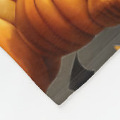 Decken mit lustigen Kürbis (Ecke)