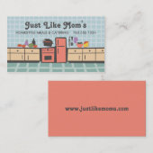 Decken Sie die Küche mit Ziegeln, die Telefonnummerkarte (Vorne/Hinten)