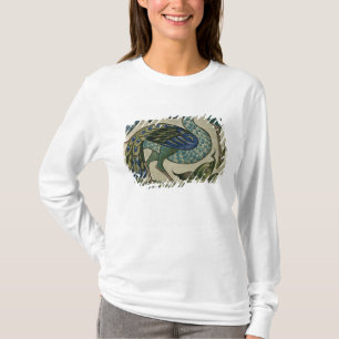 Decken Sie Entwurf des Reihers und der Fische, T-Shirt