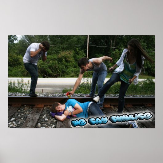 Decken Sie Ihr Tracks Poster (Vorne)