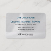 Decken, Texturen, Reparaturen von Visitenkarten Visitenkarte (Vorderseite)