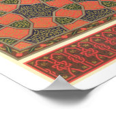 Deckendekoration aus dem Haus von Beyt El-Tchel Poster (Ecke)