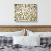 Deckendekoration mit Blume und Vögeln (Mosaik) Leinwanddruck (Insitu (Schlafzimmer))