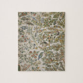 Deckendekoration mit Blumen und Vögeln (Mosaik) Puzzle (Vertikal)