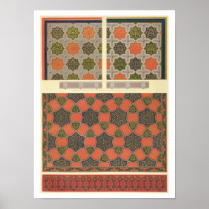 Deckendekoration vom Haus von Beyt EL-Tchel Poster