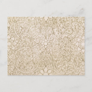 Deckendesign für das Perlzimmer, in Isfahan, für Postkarte