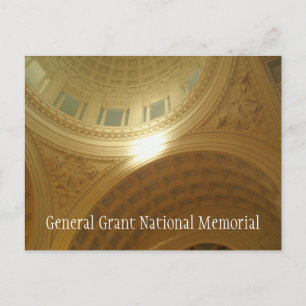 Deckendetails, Mausoleum General Grant Memorial Postkarte