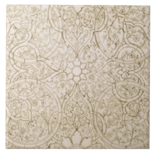 Deckenentwurf für den Perlen-Raum, in Isfahan, f Fliese