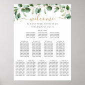 Deckengrün für Hochzeitssitze Poster (Vorne)