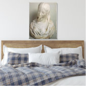 Deckenmädchen (Marmor) Leinwanddruck (Insitu (Schlafzimmer))