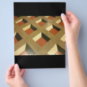 Deckenoptische Illusion Muster Fliesen Las Vegas p Flyer (Hand)