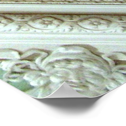 Deckenplatte im Vatikanmuseum Print Poster (Ecke)