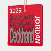 Deckhand Extraordinator Keramikornament (Links)