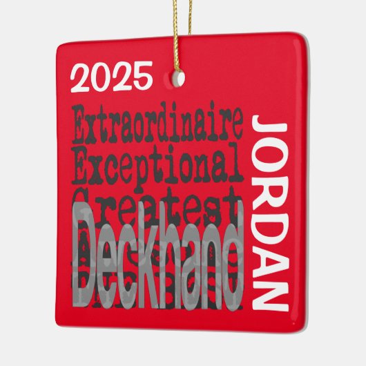 Deckhand Extraordinator Keramikornament (Links)