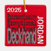 Deckhand Extraordinator Keramikornament (Vorderseite)