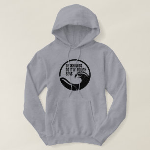 Deckhands machen es in rauen Meeren Lustiger Angel Hoodie