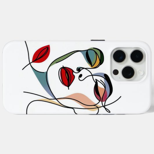 Deckhandy mit Frauenbild Case-Mate iPhone Hülle (Rückseite (Horizontal))