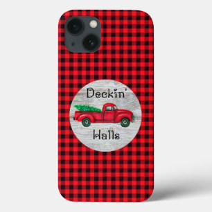 Deckin Halls Red Christmas Truck Case-Mate iPhone Hülle