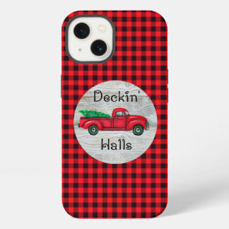 Deckin Halls Roter Weihnachts-LKW iPhone 13 Hülle