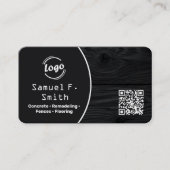 Decking and Fencing Custom QR Visitenkarte (Vorderseite)
